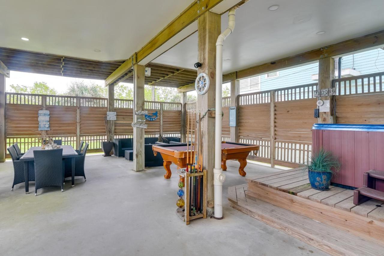 Galveston Escape With Entertainment Patio And Deck! Villa Dış mekan fotoğraf